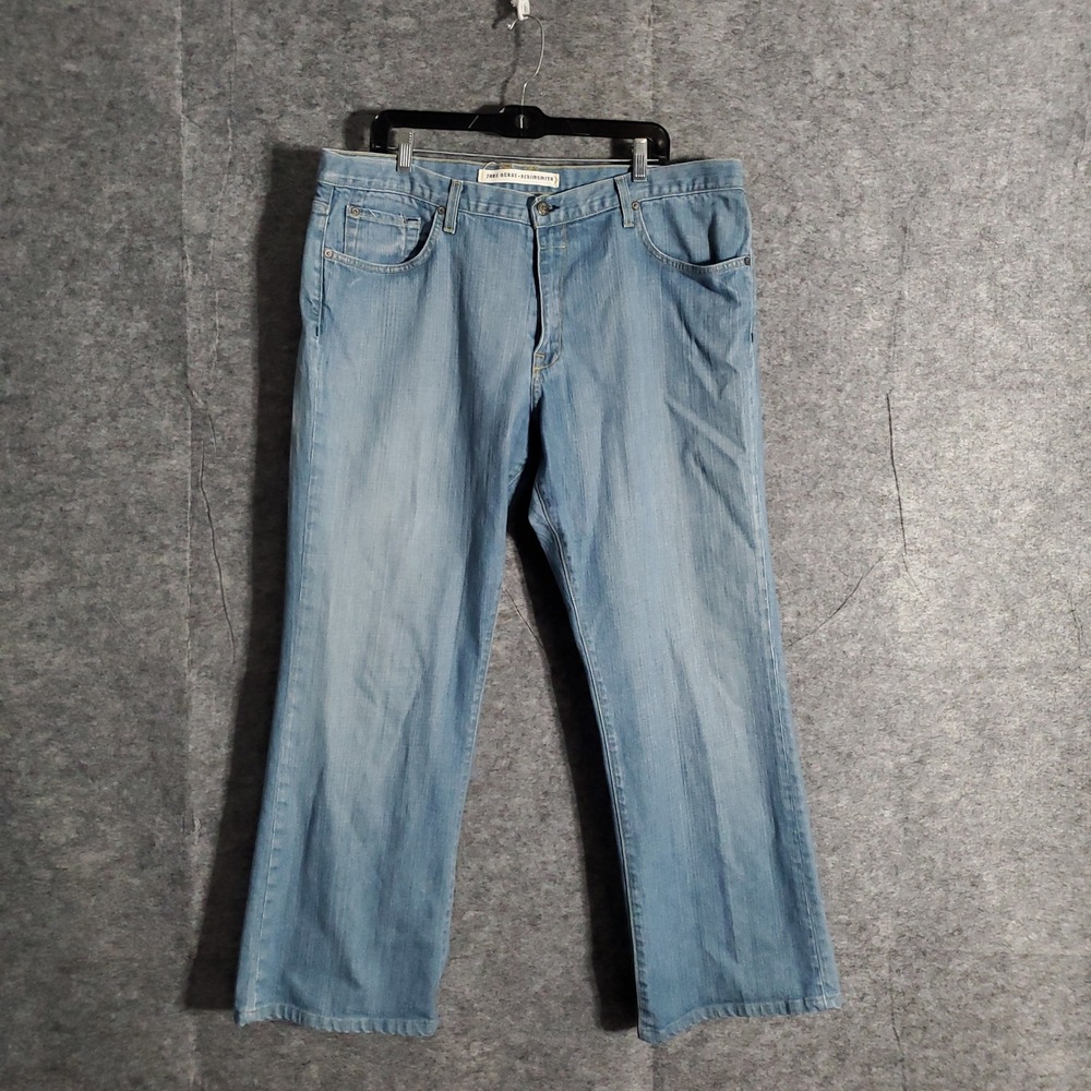 Jake Agave Denimsmith Jeans Mens 40 Light Wash Relaxed Fit Denim Casual Classic